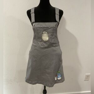 Studio Ghibli - Totoro Overall Dress - Kawaii Core - Soft Girl - Small